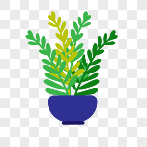 扁平风盆栽植物互联网高清图片素材