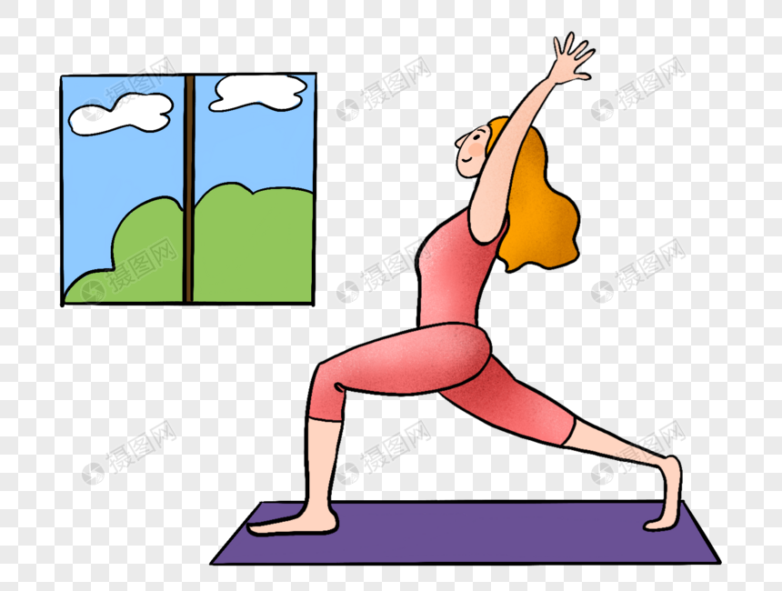 运动瑜伽健身素材图片
