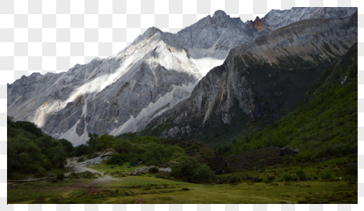 稻城亚丁风景区雪山图片