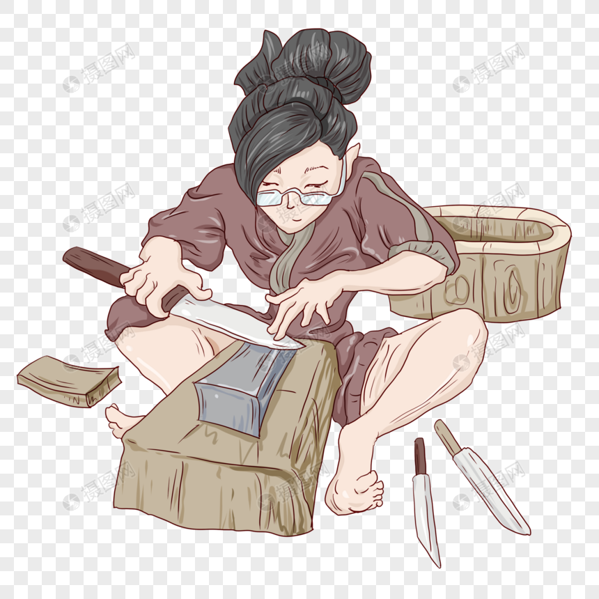 磨刀的人