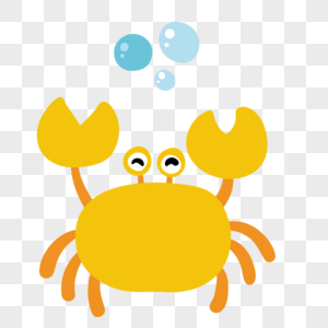 螃蟹图标免抠矢量插画素材图片