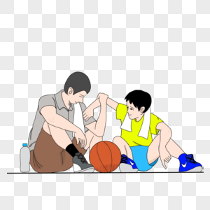 渥太华矢量图父子素材