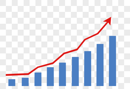 业绩图标商务图标上升高清图片