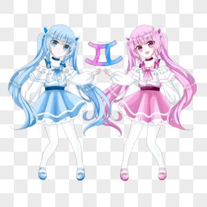 双子座倒影图片