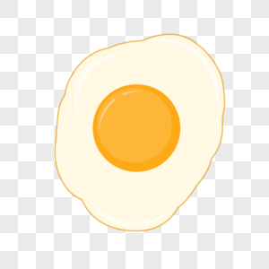 煎蛋早餐卡通高清图片