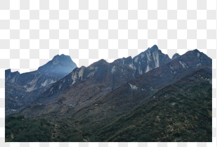 尼泊尔徒步安纳普尔娜山峰高清图片