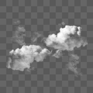 漂浮云朵写实白云图片