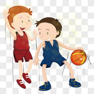 打篮球的小孩子们图片