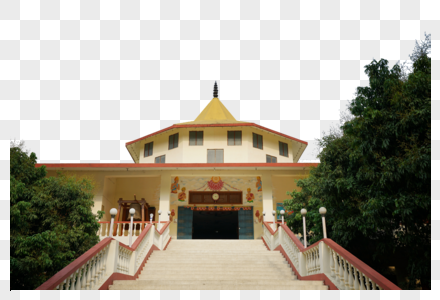 尼泊尔蓝毗尼佛教寺庙图片