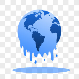 全球变暖图标免抠矢量插画素材图片