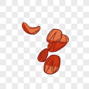 多个圈圈卡通红枣创意插图素材