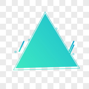 渐变三角形蓝色渐变三角形高清图片