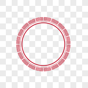 复古边框可爱圆框高清图片