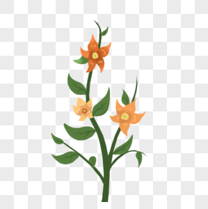 元素  |萱草国潮中国风萱草元素  |萱草花元素萱草照片  |美丽的黄花