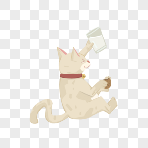 喝奶的猫喝牛奶的小猫高清图片