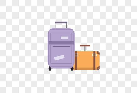 旅行季行李箱高清图片