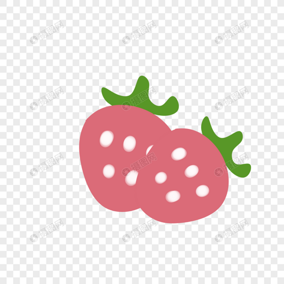 卡通水果草莓图片