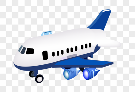 白色玩具飞机模型图片