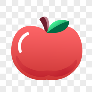 苹果纽扣红色叶子高清图片