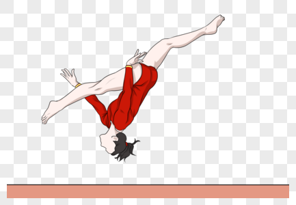 奥运会女子单人蹦床体操图片
