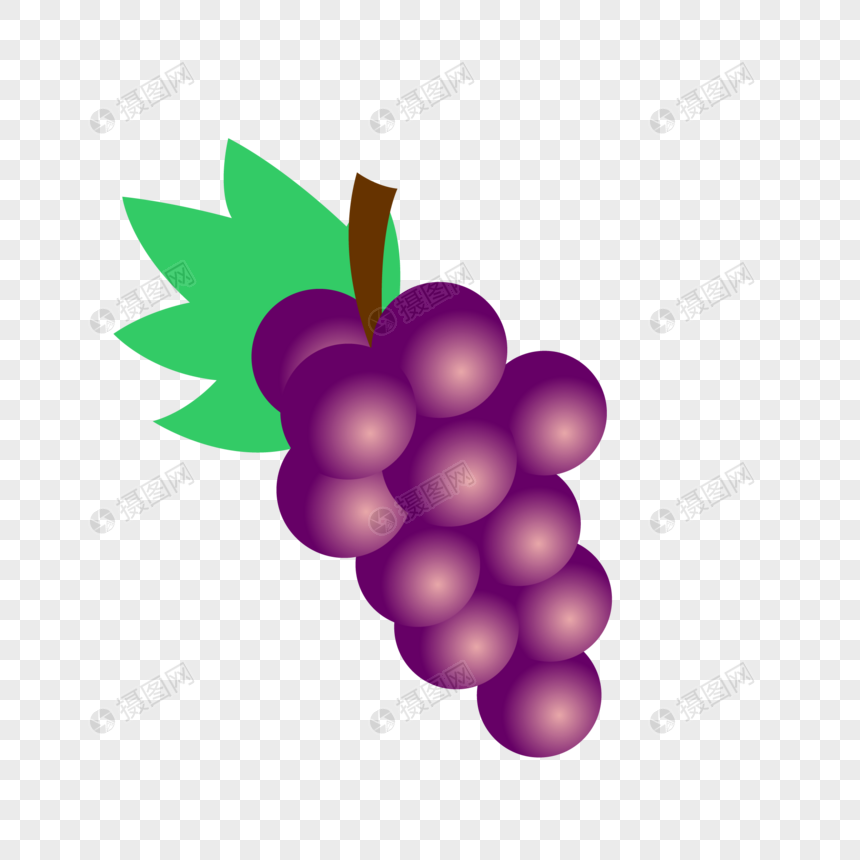 葡萄元素素材下载 正版素材 摄图网