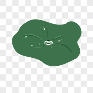 卡通荷花素材荷叶素材