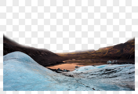 冰岛冰川图片