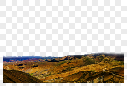 西藏阿里无人区的盘山公路图片