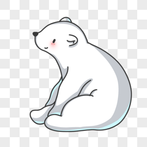 北极熊卡通北极熊高清图片