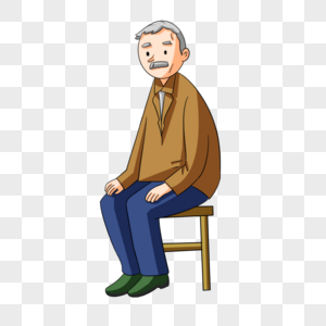 父亲与孩子轮廓插图数字艺术插画元素  |钱包空空的父亲插画  |海边