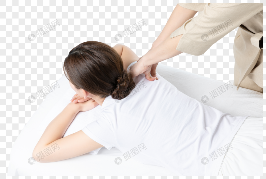 女性肩颈按摩