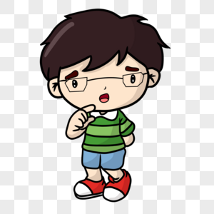 圆眼镜卡通人物图片