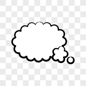 手绘卡通气泡对话框元素