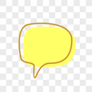 手绘卡通气泡对话框元素