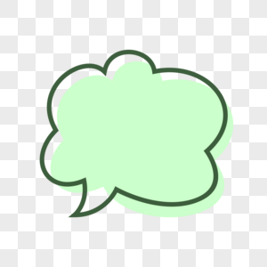 手绘卡通气泡对话框元素