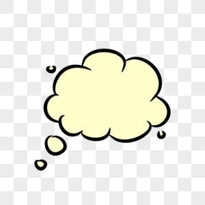 手绘卡通气泡对话框元素