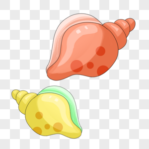生物地里海螺素材