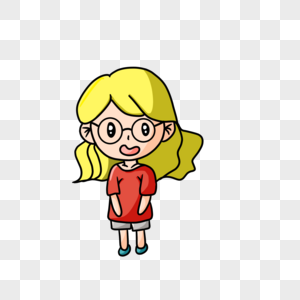 圆眼镜卡通人物图片