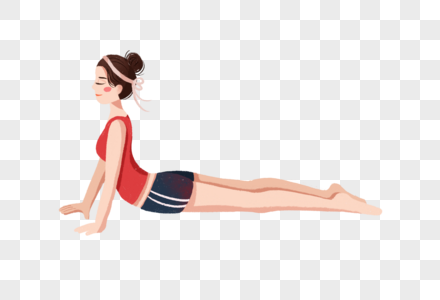 瑜伽健身的女孩图片