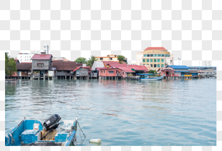 马来西亚槟城姓氏桥海边图片