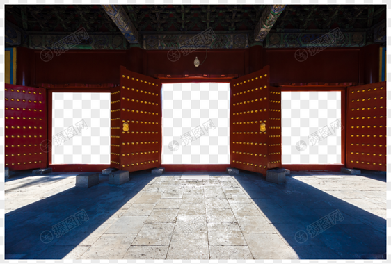 北京孔庙古建筑图片