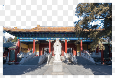 北京孔庙古建筑高清图片