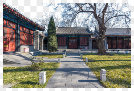 北京国子监古建筑图片