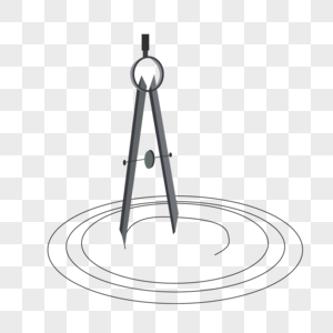 圆规画角图片