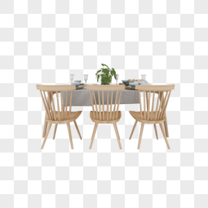 餐桌极简餐桌素材