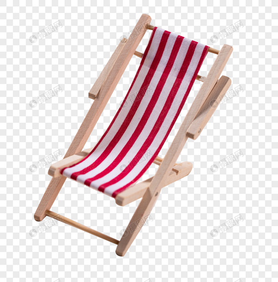 红色条纹椅子图片