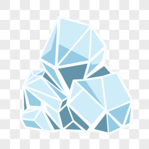 结晶冰元素 免抠素材 Png图片下载 摄图网