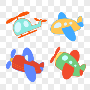 玩具小飞机图标高清图片