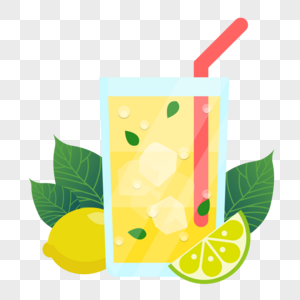 夏季冰镇柠檬饮品图片
