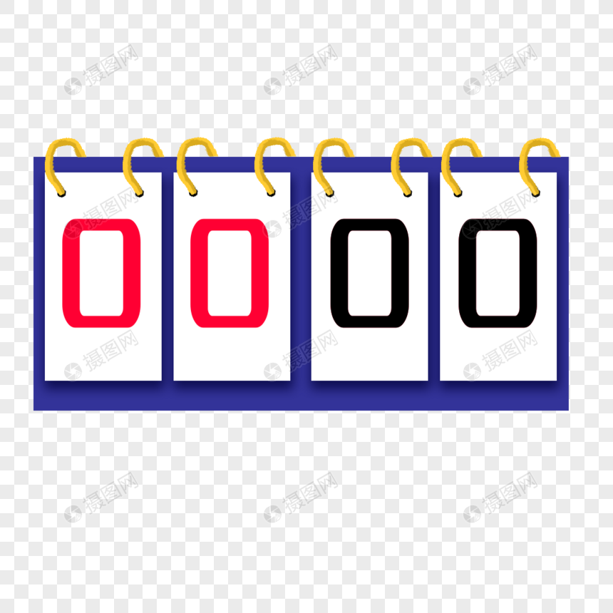 篮球记分牌插画